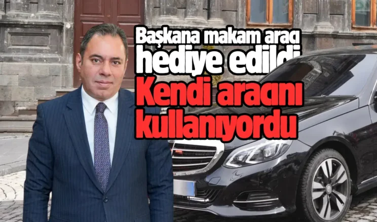 Can Azerbaycan’dan Başkan Senger’e makam aracı hediyesi