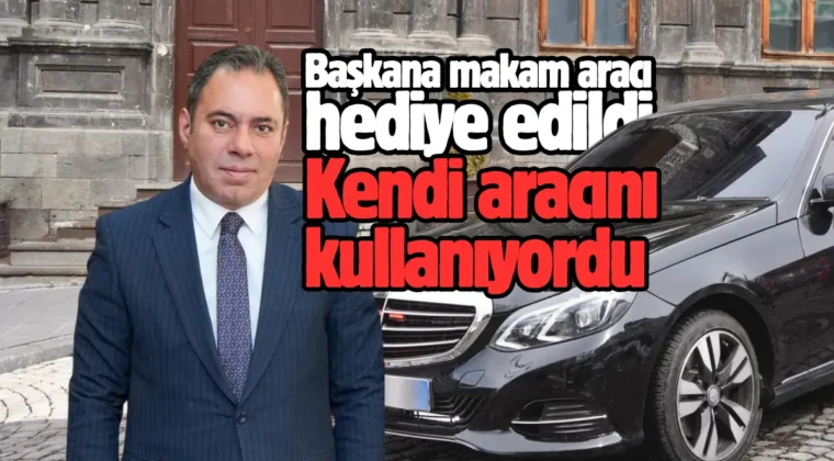 Can Azerbaycan’dan Başkan Senger’e makam aracı hediyesi