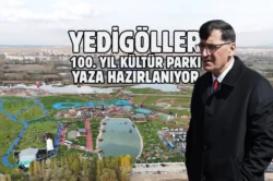 Kütahya’da mavi ve yeşilin buluştuğu parkta yaz hazırlığı