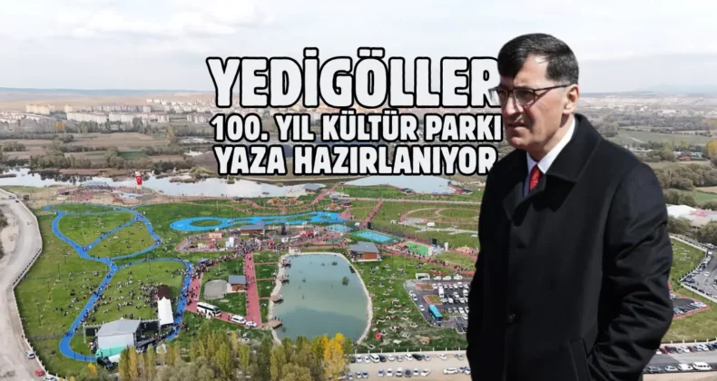 Kütahya’da mavi ve yeşilin buluştuğu parkta yaz hazırlığı
