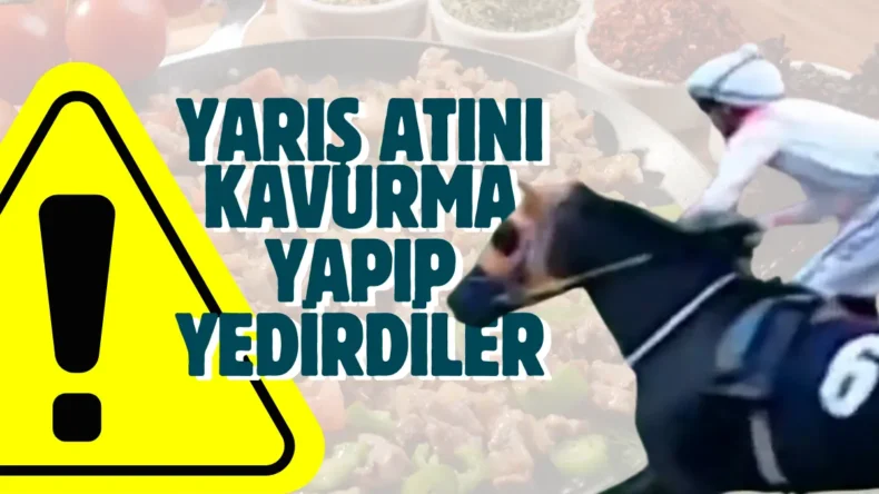 Mersin’de aşevi skandalı! Kavurmadan yarış atının çipi çıktı