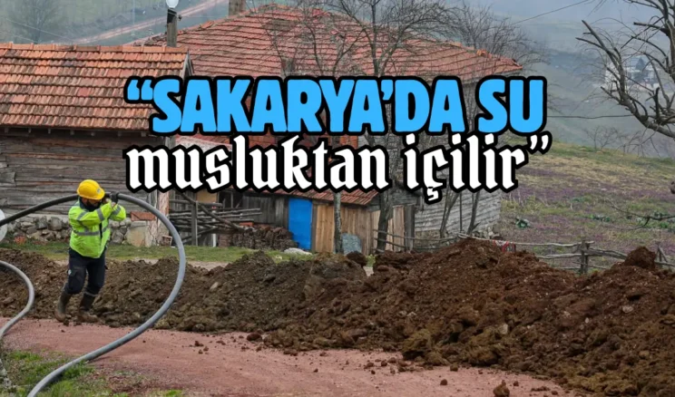 Sakarya’da 5 bin metrelik içme suyu hattı yenileniyor
