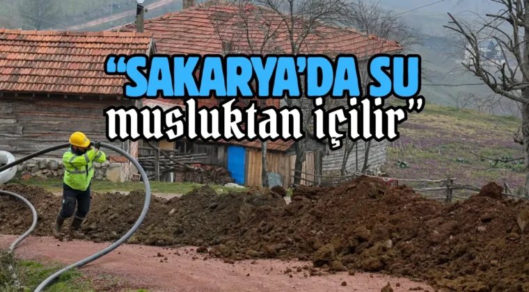 Sakarya’da 5 bin metrelik içme suyu hattı yenileniyor