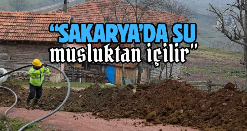 Sakarya’da 5 bin metrelik içme suyu hattı yenileniyor