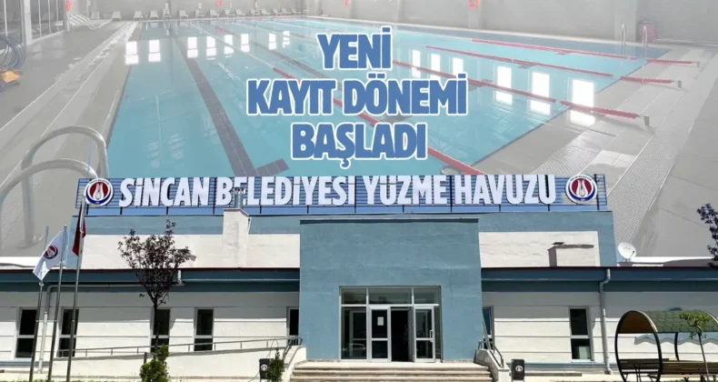 Sincan’da herkes yüzme öğrenecek! Son kayıt 28 Mart…