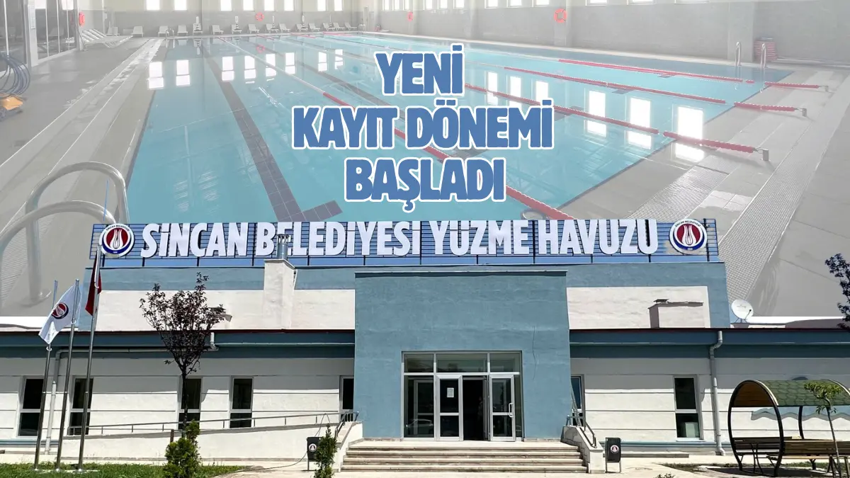 Ankara’nın yükselen değeri Sincan’da yoğun talep gören yüzme kursu, bahar