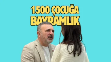 Sincan’da bin 500 çocuğa, seçtiği bayramlık hediye edildi