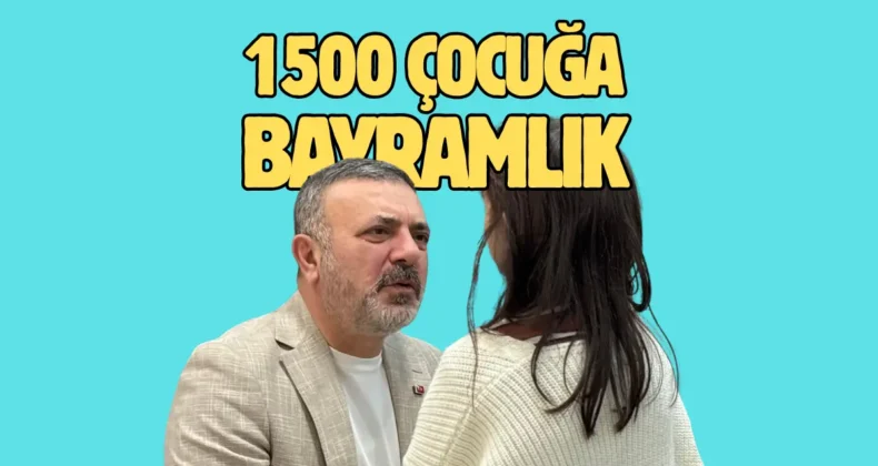 Sincan’da bin 500 çocuğa, seçtiği bayramlık hediye edildi