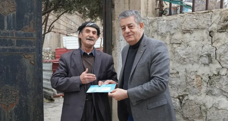Şırnak’ta Başkan Yarka, sosyal kart dağıtımına katıldı