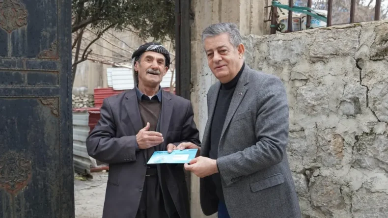Şırnak’ta Başkan Yarka, sosyal kart dağıtımına katıldı