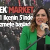 Tekirdağ’ın 11 ilçesinin 5’inde TEK Market açıldı