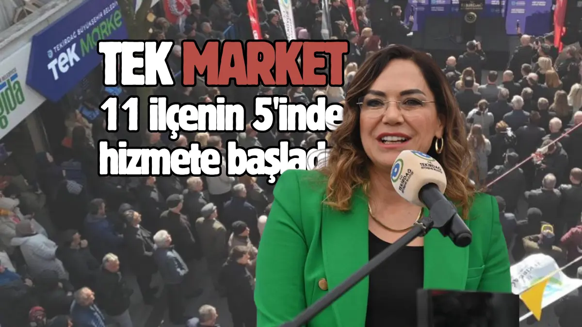 Tekirdağ’da kar amacı gütmeden yalnızca yerli ürünlerin uygun fiyatla satışa