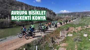 Konya’da pedallar tarihe ve doğaya döndü