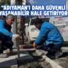 Adıyaman’da aydınlatma hatları yenileniyor