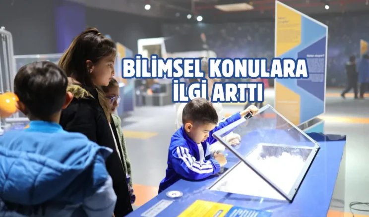 Aksaray Belediyesi Bilim Merkezi’ne yoğun ilgi