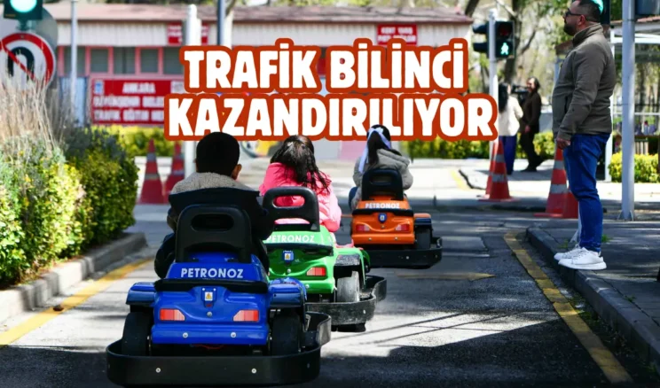Ankara Büyükşehir’den çocuklara trafik eğitimi
