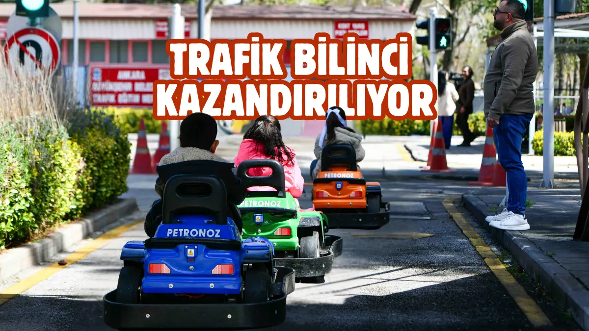 Ankara Büyükşehir Belediyesi, çocukların erken yaşta trafik kurallarıyla tanışmaları adına