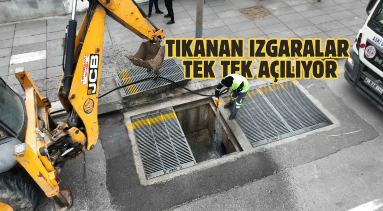 Başkent’in yağmur suyu altyapısında temizlik çalışmaları sürüyor