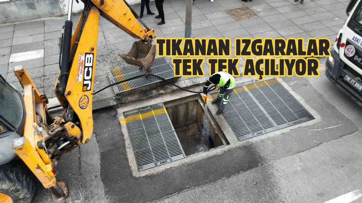 Ankara Büyükşehir Belediyesi, tıkanmalardan kaynaklanan olası sel ve su baskınlarını