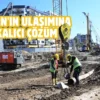 Aydın’da Yeni Dörtyol Köprülü Kavşağı’nda çalışmalar sürüyor