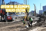 Aydın’da Yeni Dörtyol Köprülü Kavşağı’nda çalışmalar sürüyor