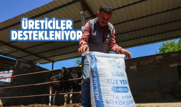 Aydın Germencik’e yem hibesi desteği