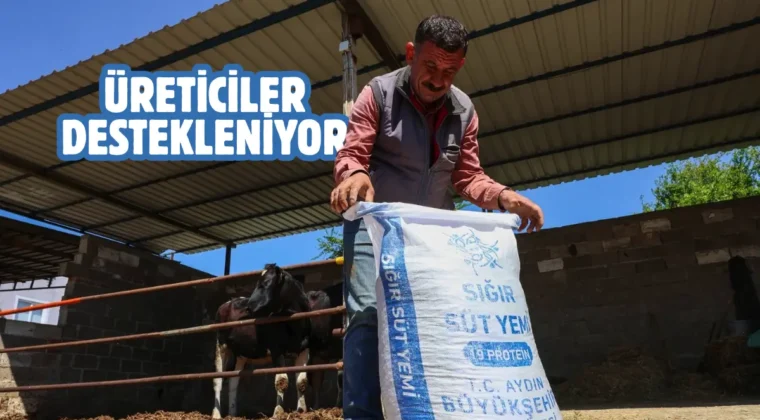 Aydın Germencik’e yem hibesi desteği