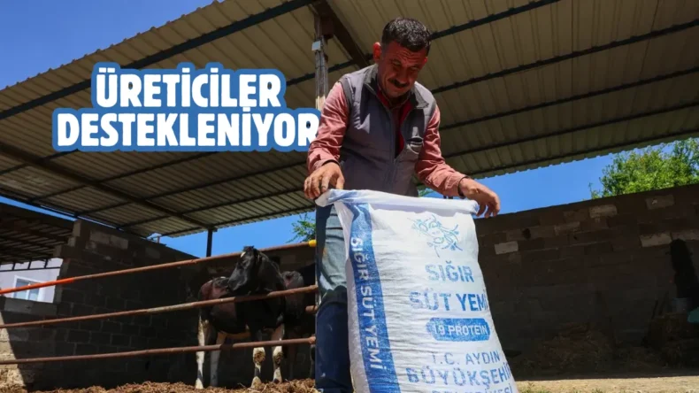 Aydın Germencik’e yem hibesi desteği