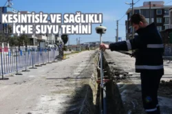 Balıkesir Bandırma’da içme suyu hattı yenileniyor