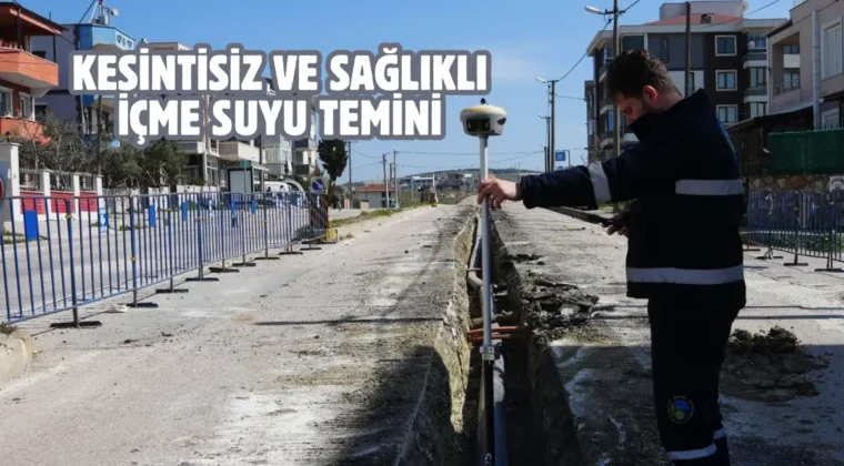 Balıkesir Bandırma’da içme suyu hattı yenileniyor