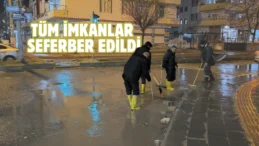 Batman’da sağanak nedeniyle yollar göle döndü