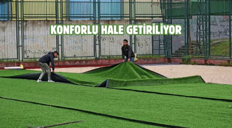 Bursa’da Bağlarbaşı Spor Tesisleri yenileniyor