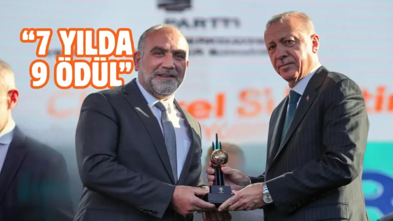 Canik Belediyesi’ne 9 ayrı ödül verildi