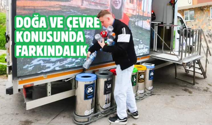 Canik’te 5 ton atık geri dönüşüme kazandırıldı