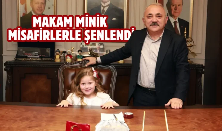 Başkan Esen, makamını miniklere devretti
