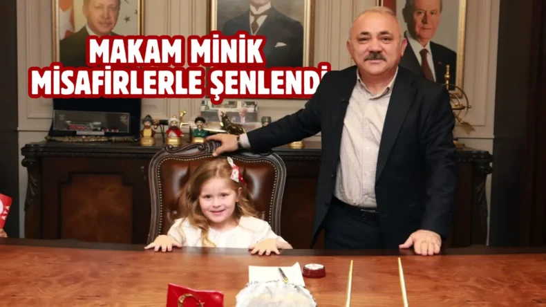 Başkan Esen, makamını miniklere devretti