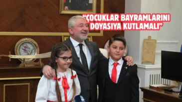 Çorum’da başkanlık koltuğu çocuklara emanet