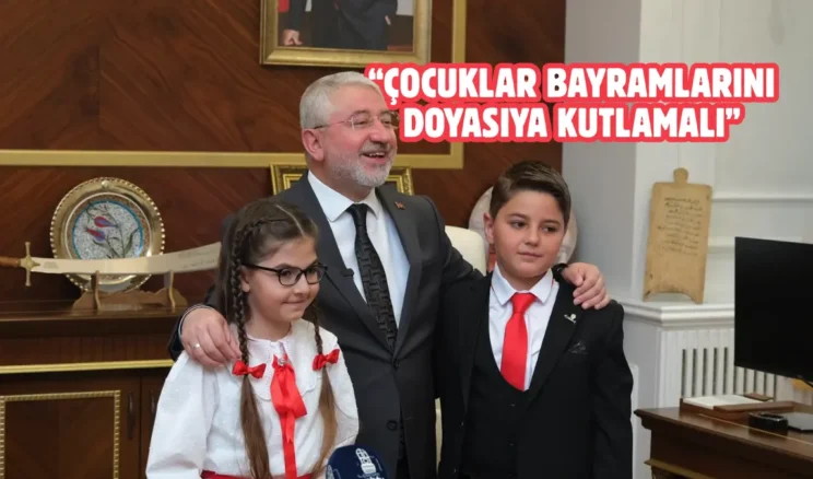Çorum’da başkanlık koltuğu çocuklara emanet