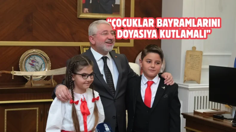 Çorum’da başkanlık koltuğu çocuklara emanet