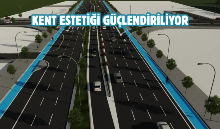 Fırat Bulvarı’nda yenileme çalışması başladı