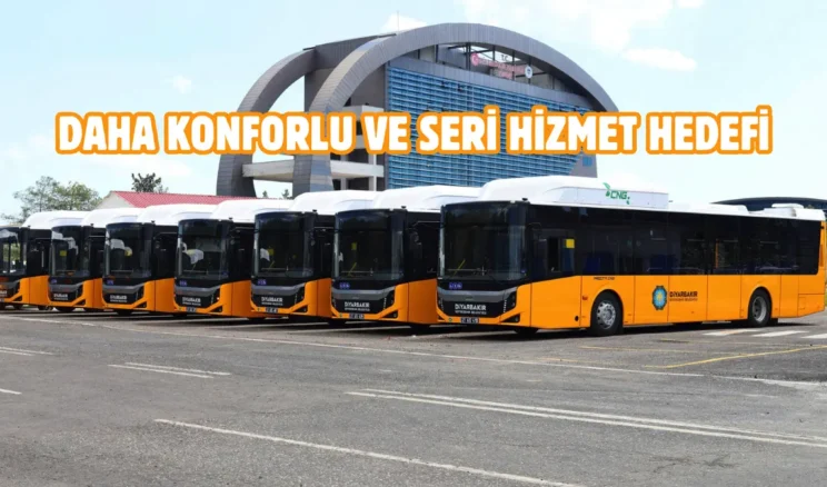 Diyarbakır’ın otobüs filosu güçleniyor