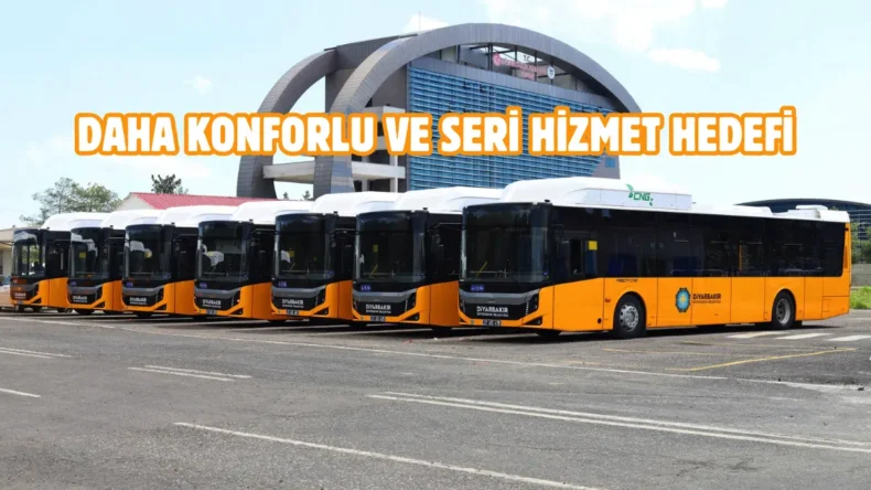 Diyarbakır’ın otobüs filosu güçleniyor