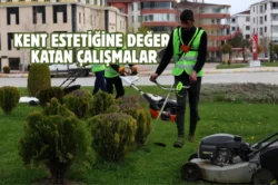 Elazığ ekipleri, yeşil alanlarda çalışmalarını sürdürüyor