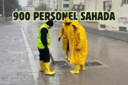 Gaziantep’te ekipler yağışa karşı teyakkuz halinde