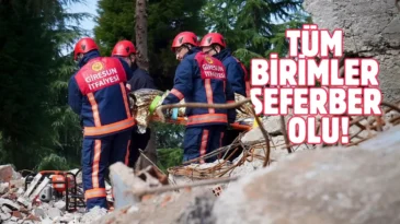 Giresun’da 7,1 büyüklüğünde deprem tatbikatı