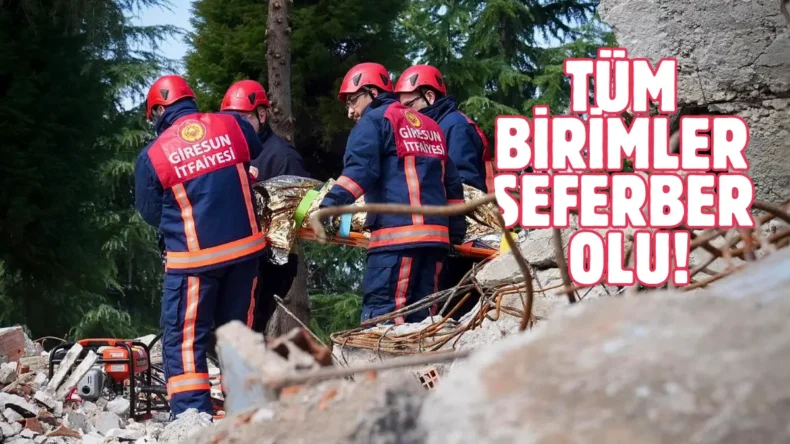 Giresun’da 7,1 büyüklüğünde deprem: Gerçeğini aratmadı