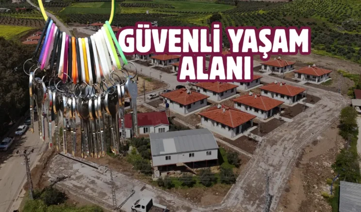 Hatay’da tamamlanan köy evleri hak sahiplerine teslim edildi
