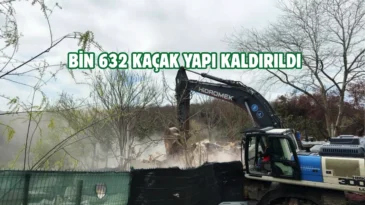 İstanbul Terkos Havzası’ndaki kaçak yapılar kaldırıldı