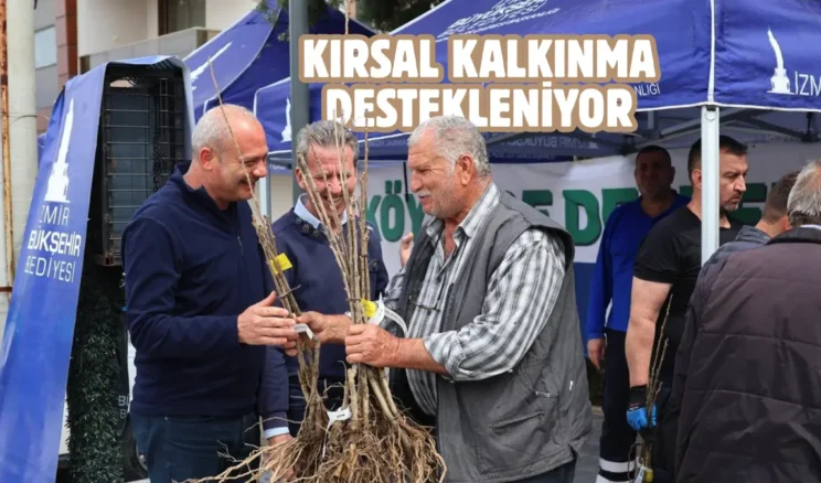 İzmir Beydağlı üreticiye çifte destek