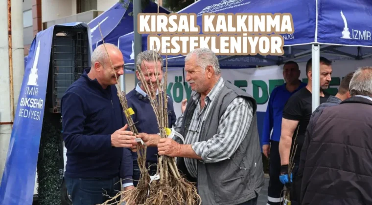 İzmir Beydağlı üreticiye çifte destek